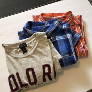 Polo Ralph Lauren Boys’s L/XL long sleeve 3 lots.